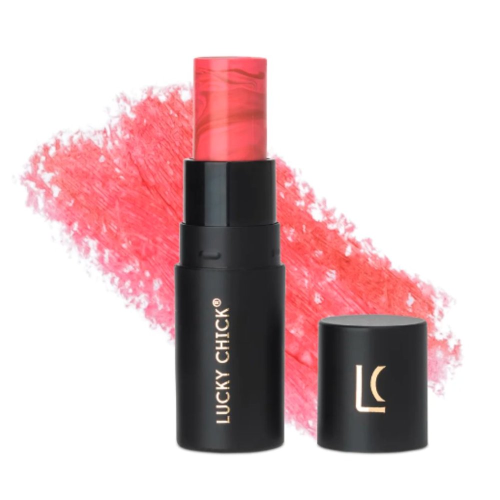Lucky Chick Lucky Days Lip and Cheek Multi Stick 8g Lipstick Blush New